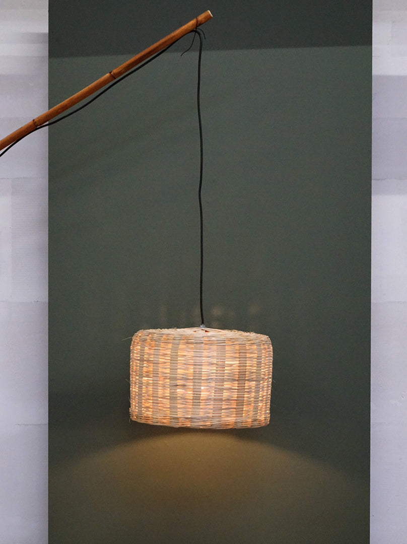 Natura loftlampe i naturfarvet bambus - medium