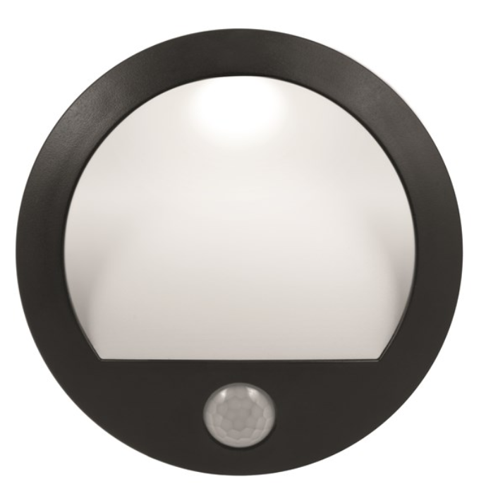 Rund væg lampe m/sensor