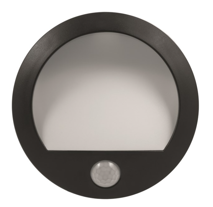 Rund væg lampe m/sensor