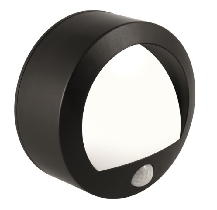 Rund væg lampe m/sensor
